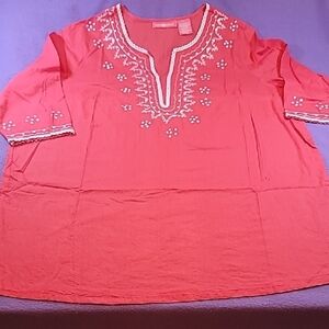 0757. EUC ~ Woman Within ~ Boho Chic ~ See Measurements ~ Never Worn ~ Preshrunk